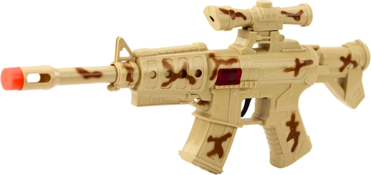 Fucile giocattolo con suono di sparo