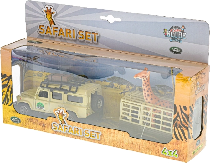 Set safari completo con figura di giraffa