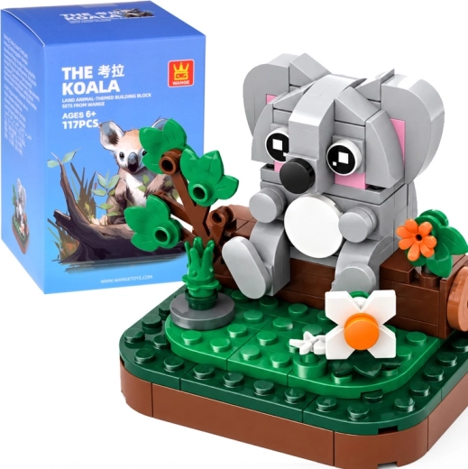 Kit di costruzione tecnico animale selvatico koala, 117 pezzi