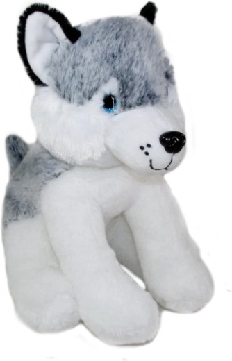 Cane husky di peluche interattivo 24 cm