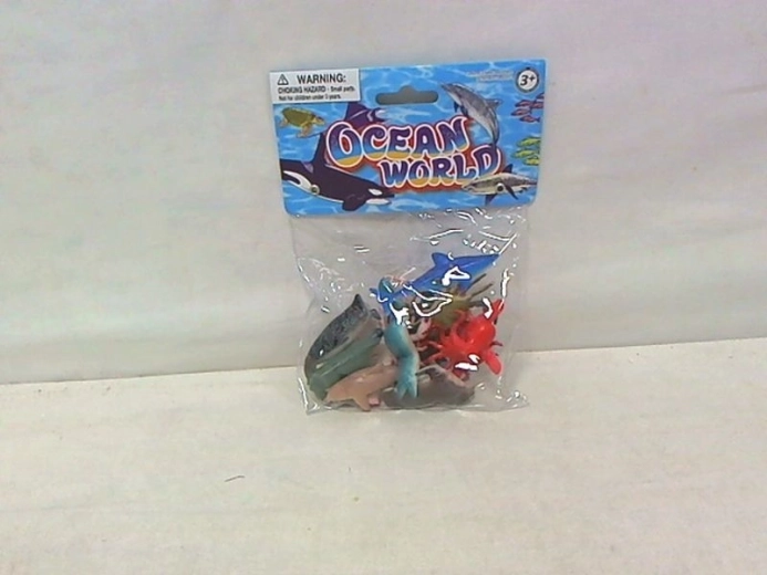 Set di mini figure di animali marini 12 pz