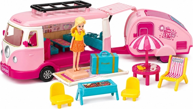 Camper apribile con interno accessibile