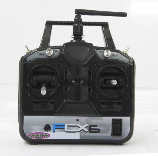 Trasmettitore Jamara FCX6 2,4 GHz, acceleratore a destra (B-stock) - 1 pezzo