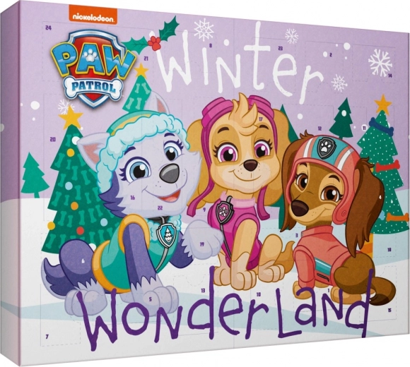 Calendario dell’Avvento Paw Patrol Winter Wonderland – cosmetica per bambine