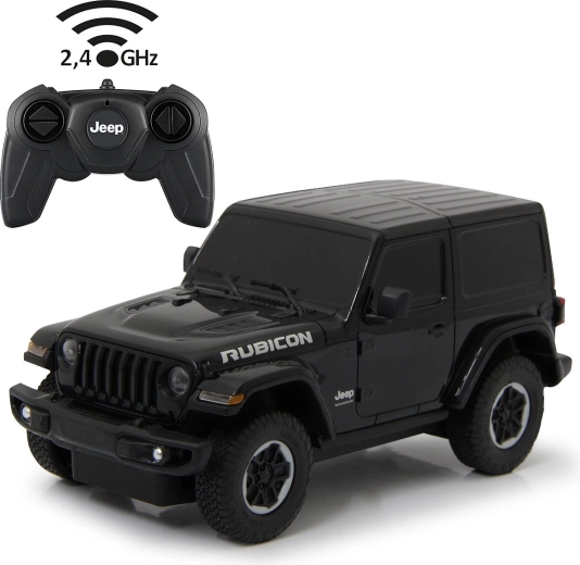 Jamara Jeep Wrangler JL auto RC 1:24 nero 2,4 GHz