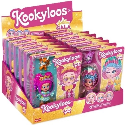 KookyLoos Golden Gala mini bambole da collezione – display mix