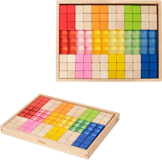 108 pezzi di tre materiali