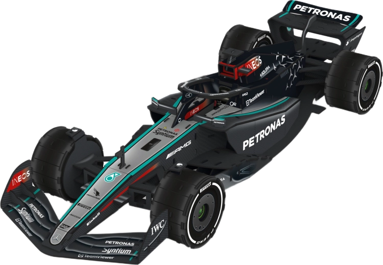 Modello dettagliato di una monoposto di F1