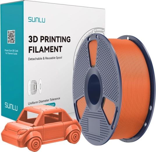 Filamento Sunlu PETG arancione sole