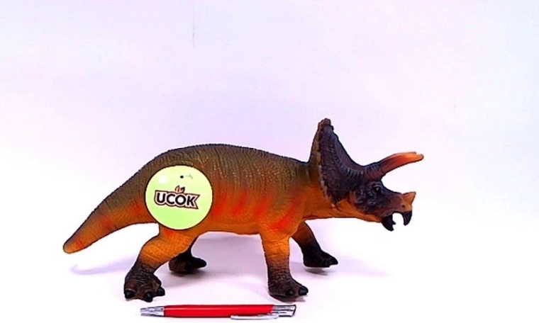 Dinosauro Triceratopo morbido con suono