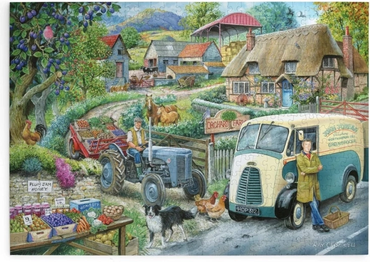 Puzzle Vendita di prodotti agricoli, 500 pezzi