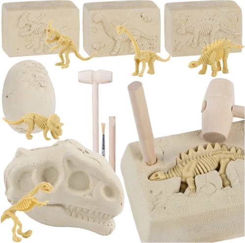Kruzzel scavi di dinosauri 5 in 1 – set paleontologico