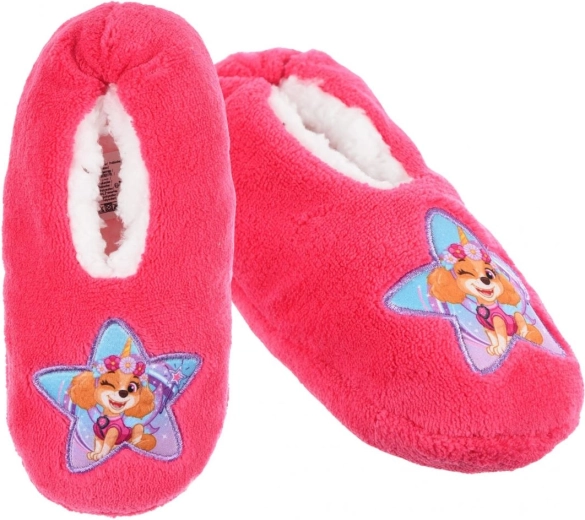 Pantofole per bambini Paw Patrol color lampone