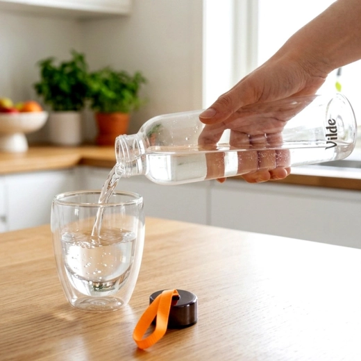 Vetro borosilicato per bevande fredde e calde