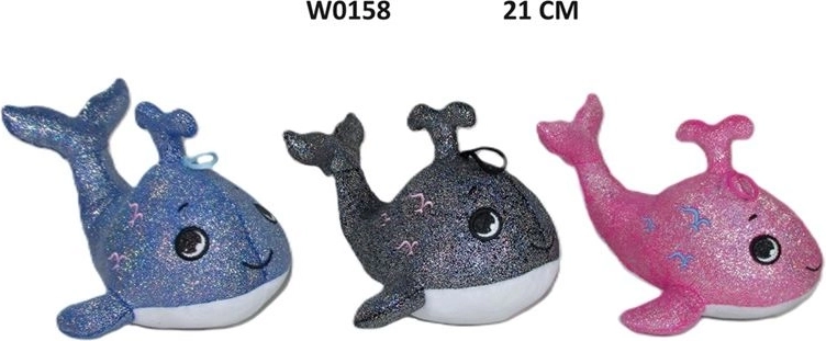 Statuetta di balena Wieloryb 21 cm (3 varianti di colore)