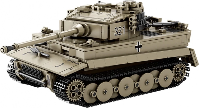 Set per costruire il carro armato Tiger I World of Tanks 1:28
