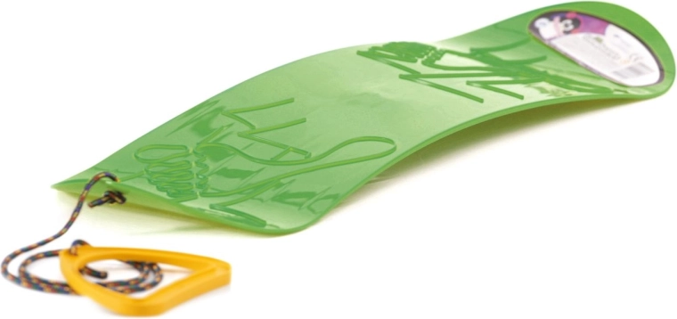 Slittino snowboard verde - 1 pezzo