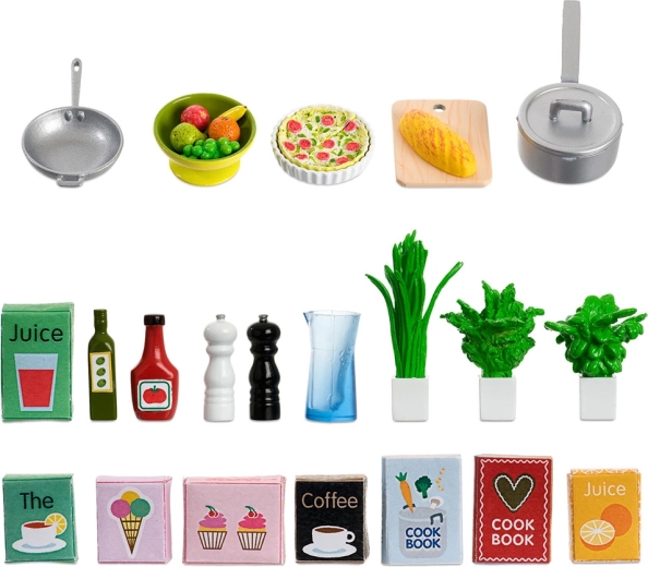 Accessori da cucina e alimenti Lundby per casa delle bambole