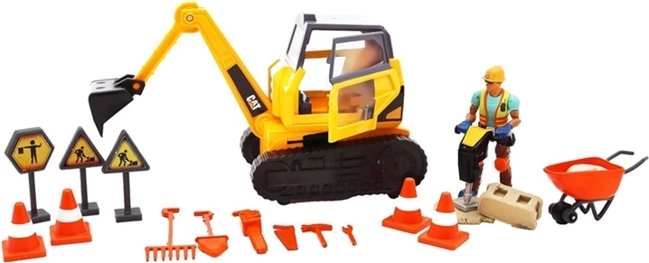 Action figure del lavoratore e tanti accessori