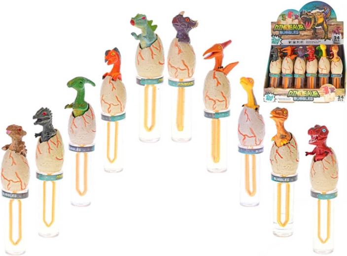 Bacchetta per bolle di sapone dinosauro nell’uovo 16,5 cm - 1 pezzo