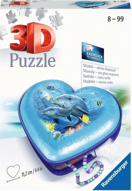 Ravensburger 3D puzzle Cuore Mondo Sottomarino 54 pezzi