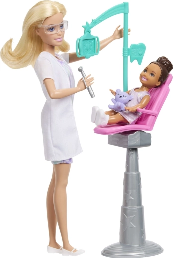 Gioco con paziente e poltrona da dentista