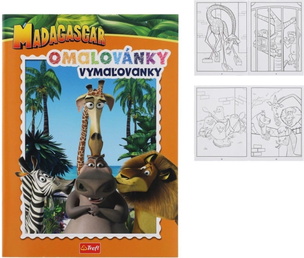 Album da colorare Madagascar