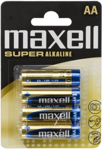 Batterie alcaline a stilo AA LR6, 4 pezzi