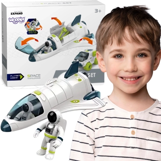 Woopie set spaziale con navetta e rover