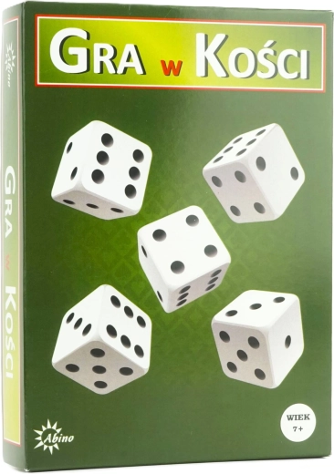 Dadi – gioco da tavolo con blocco segnapunti e scatola in velluto
