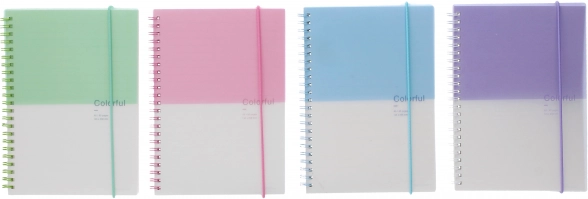 Quaderno a righe 14,8 × 21 cm, bicolore
