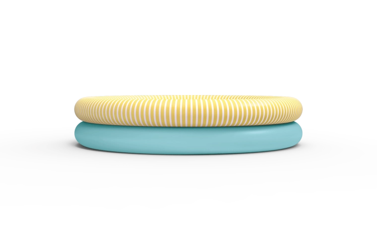 Piscinetta gonfiabile per bambini Quut Banana blue 80 cm