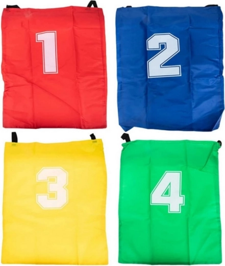 Quattro sacchi colorati per le competizioni