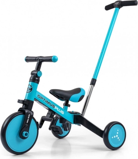 Bicicletta senza pedali e triciclo 4in1 Milly Mally Optimus Plus blu