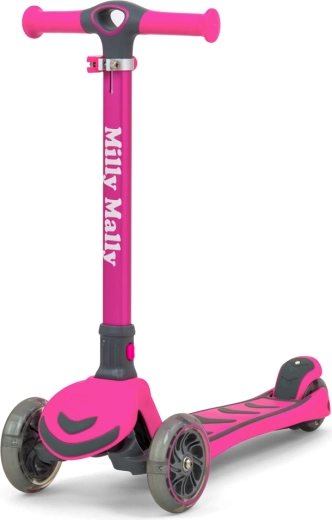 Monopattino a tre ruote per bambini Milly Mally Boogie – Rosa