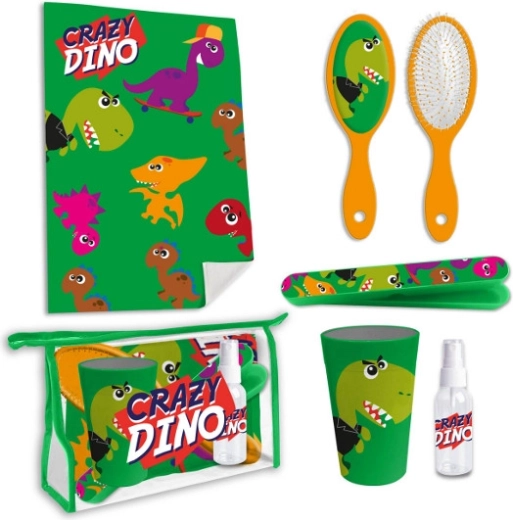 Set da toilette per bambini Crazy Dino