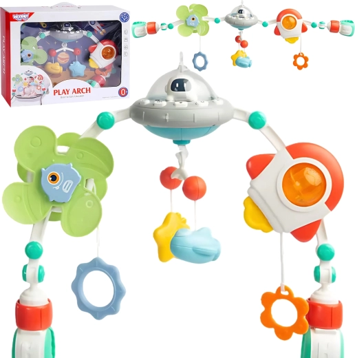 Arco giochi interattivo WOOPIE Baby per lettino con ninne nanne