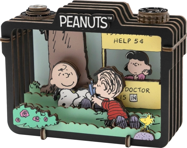 Fotocamera retrò con profondità multilivello