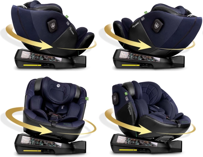 Base girevole a 360° per un accesso facile