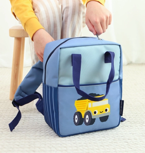 Allegro motivo con camion ribaltabile