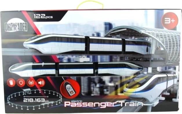 Trenino per bambini a batterie con binari