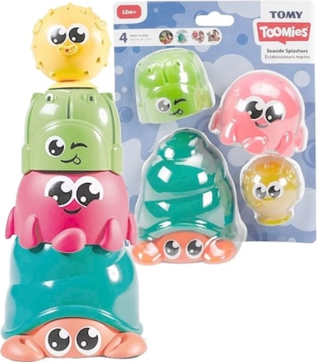 Toomies Animaletti marini – set da bagno 4 pz