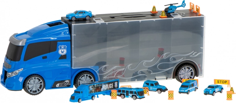 Set di polizia completo con elicottero