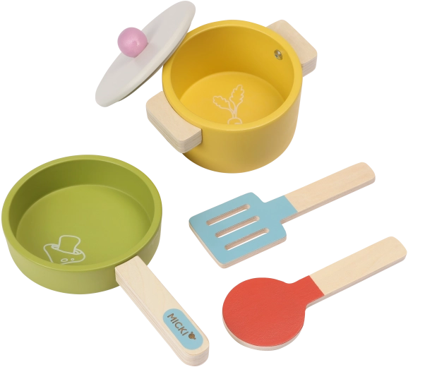 Legno resistente e colori che piacciono ai bambini