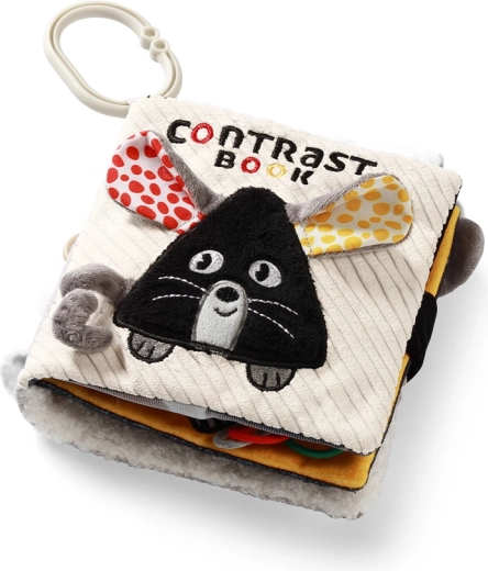 Libricino sensoriale a contrasto per neonati Mouse 0 m+ Babyono