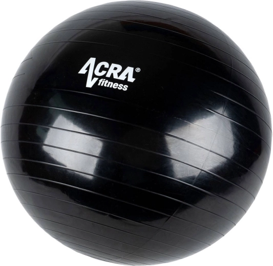 Palla da ginnastica Acra nera 85 cm