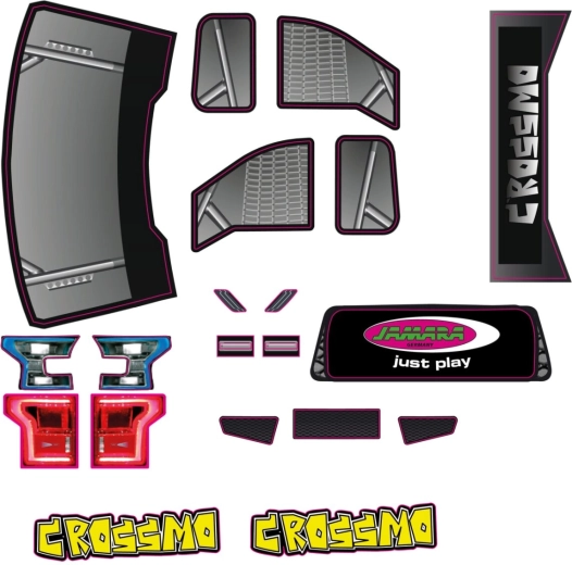 Foglio adesivi per monster truck Crossmo JAMARA