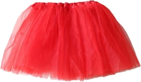 Gonna tutu in tulle rossa per bambini – carnevale, balletto, spettacoli di danza