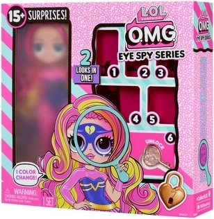 L.O.L. Surprise decoder con sorella maggiore OMG Superhero – bambola interattiva