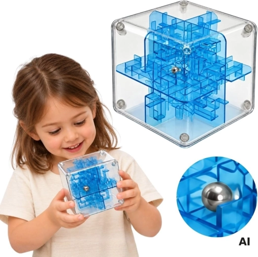 Woopie labirinto logico 3D con pallina blu